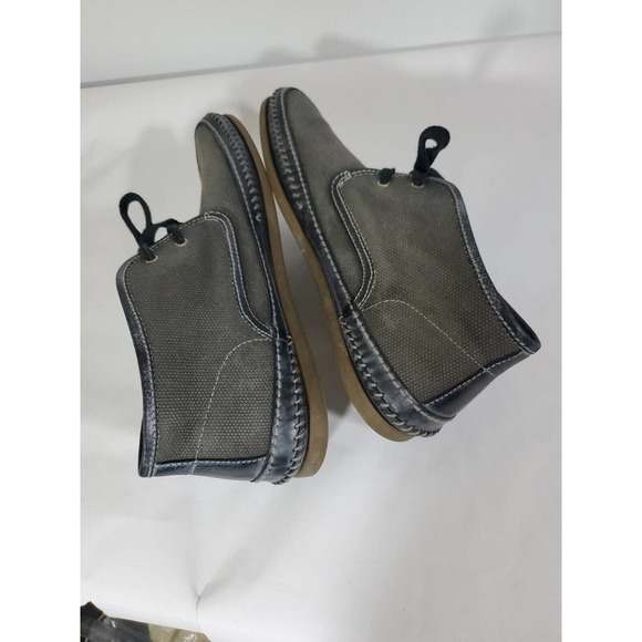 John Varvatos Gray Lace Up Hipster Chukka Ankle Rubber Sole Size 9.5 Ankle Boots main image 6